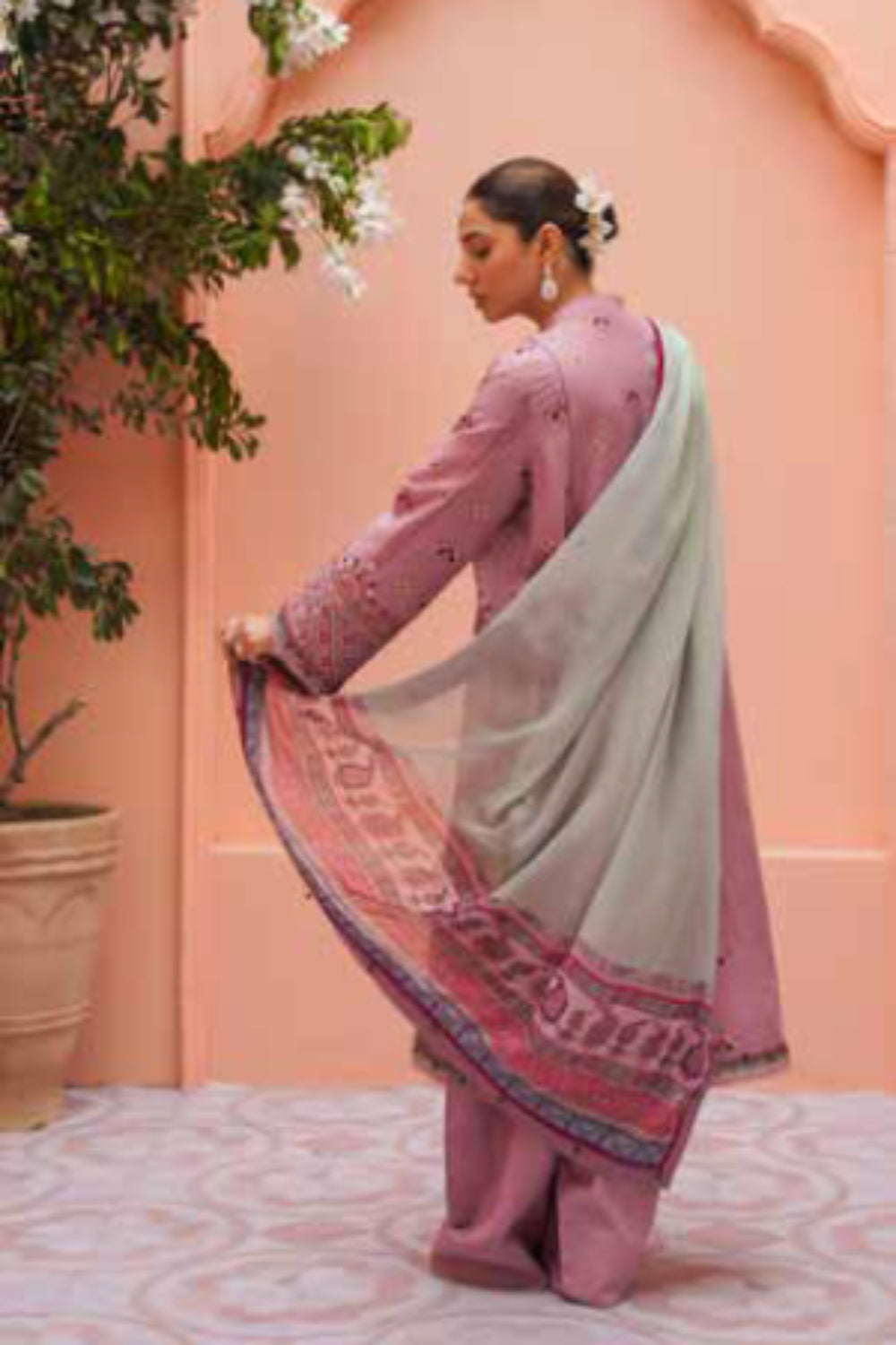 Zara Shahjahan S/S Luxury Lawn 23 Collection - Lilac Suit Set