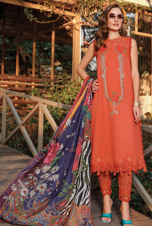 Maria.B M.Prints Spring Summer Collection – 7B - Orange