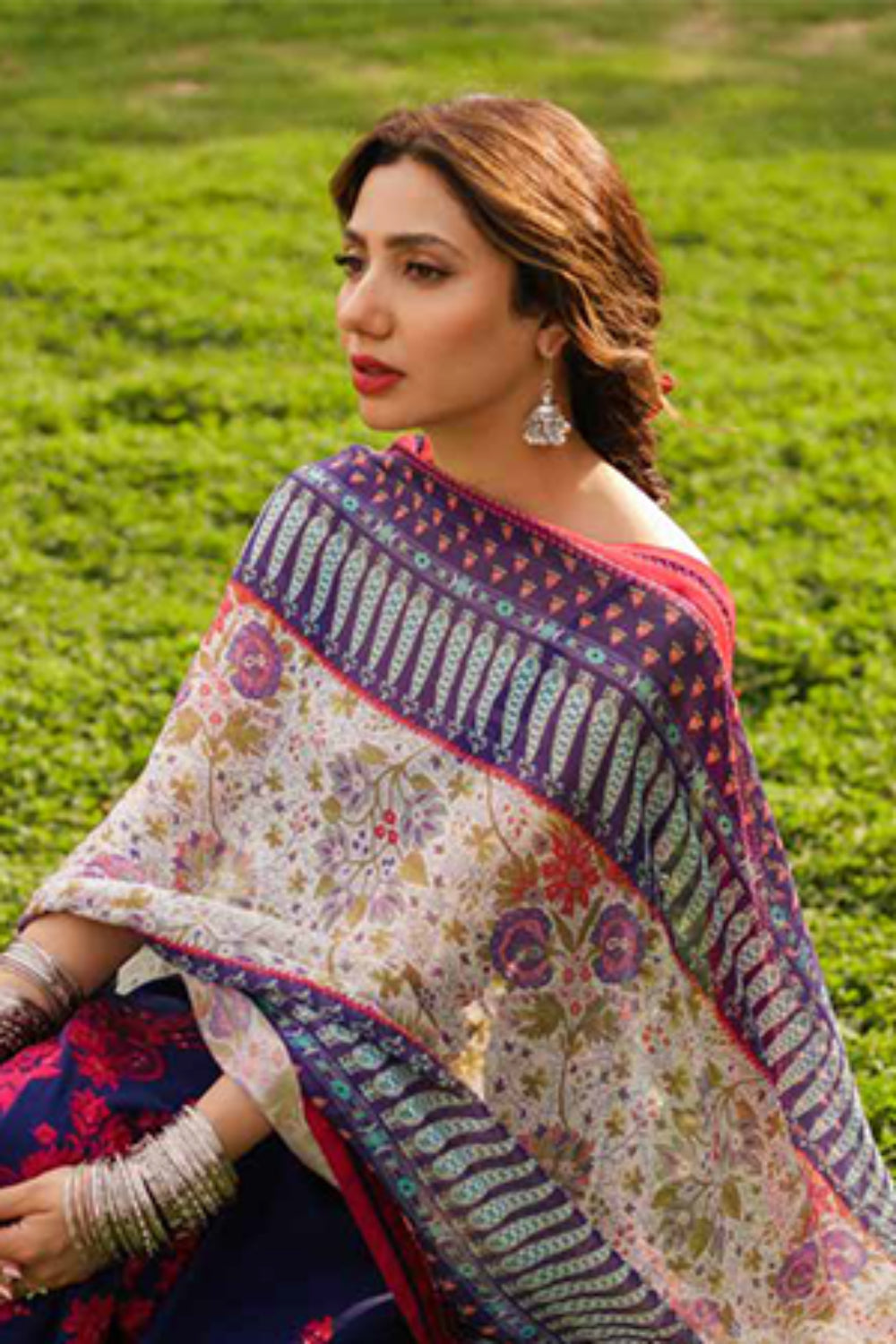 Zara Shahjahan S/S Luxury Lawn 23 Collection - Blue Suit Set