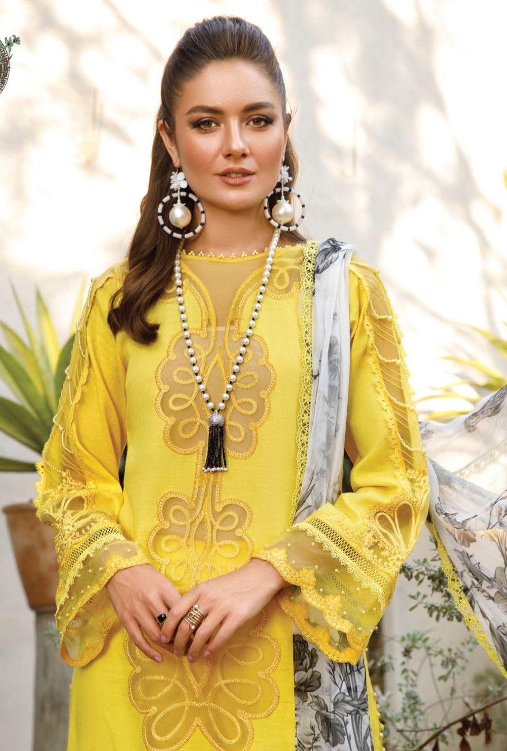 Maria.B M.Prints Spring Summer Collection – 4A - Yellow