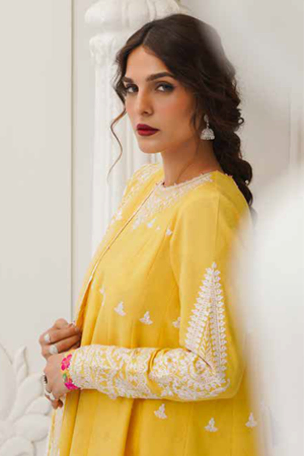Zara Shahjahan S/S Luxury Lawn 23 Collection - Yellow Suit Set