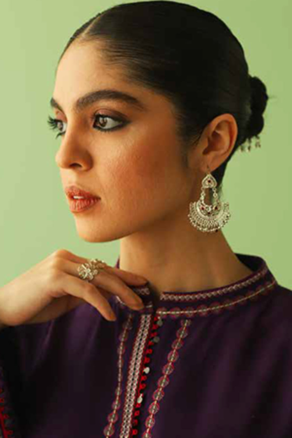 Zara Shahjahan S/S Luxury Lawn 23 Collection - Indigo Suit Set