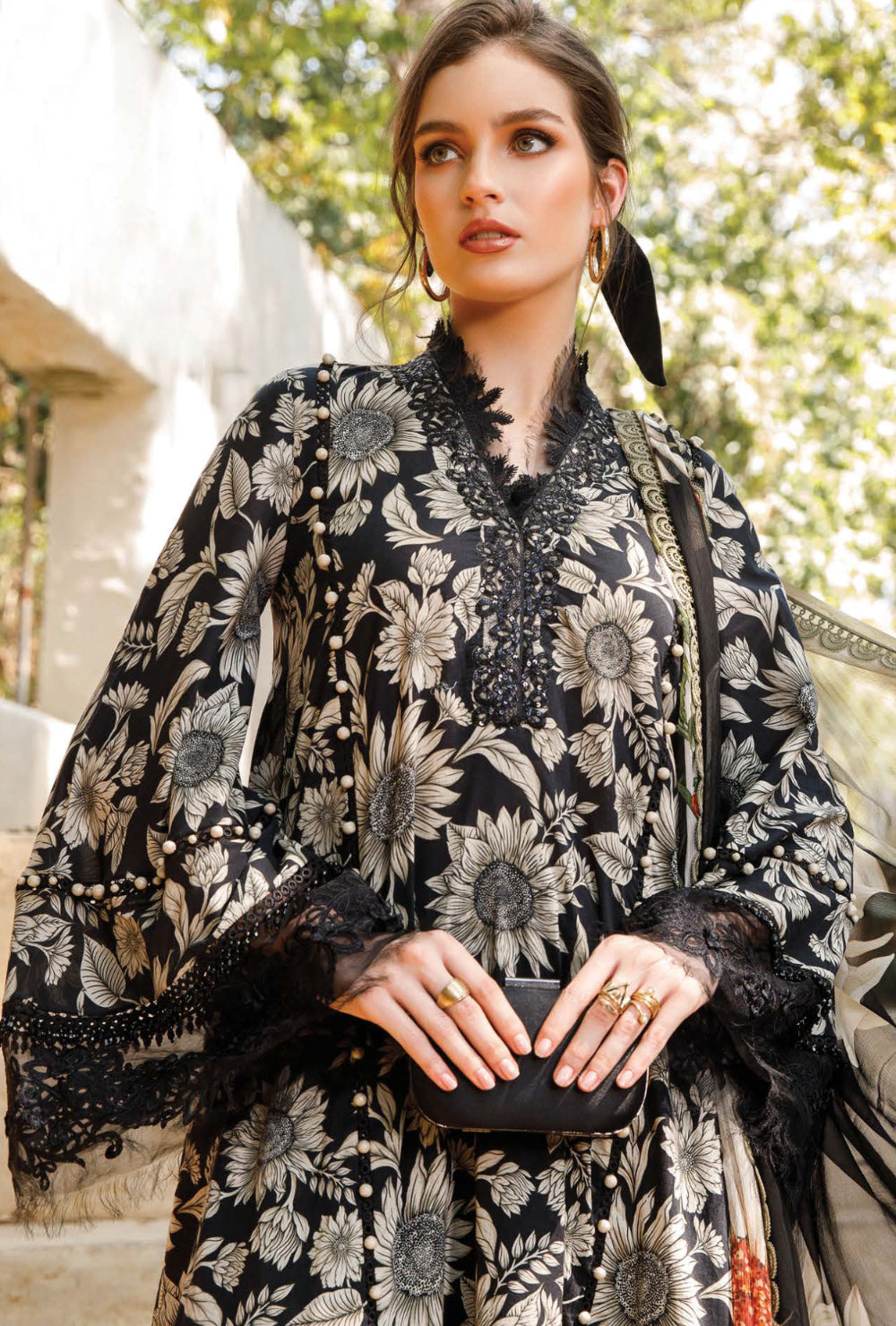 Maria.B M.Prints Spring Summer Floral Collection – 9B - Sofia Factor Black