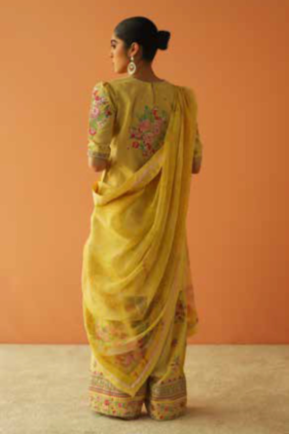 Zara Shahjahan S/S Luxury Lawn 23 Collection - Yellow Sharara Set