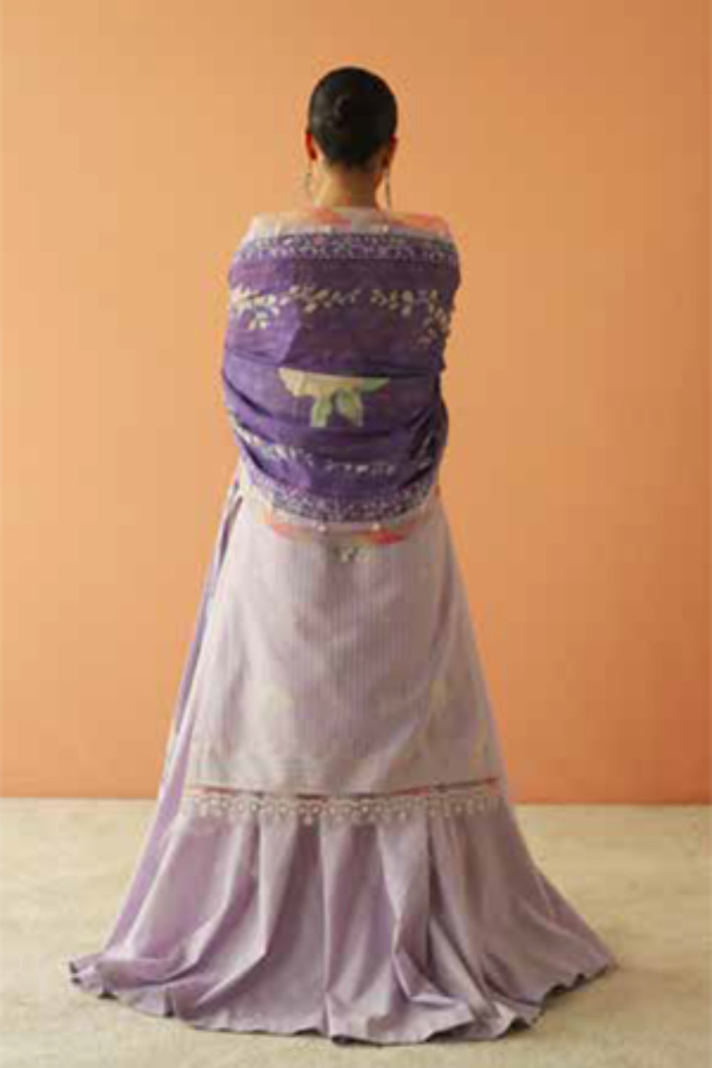 Zara Shahjahan S/S Luxury Lawn 23 Collection - Lilac Sharara Set