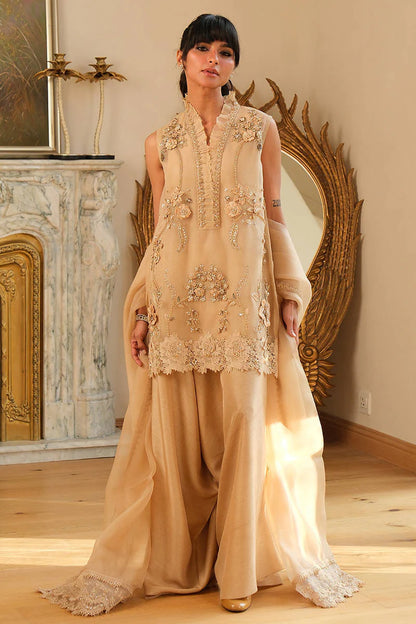 Gold Leaf Shirt and Pants | Eid Edit '26 | FARIDA HASAN