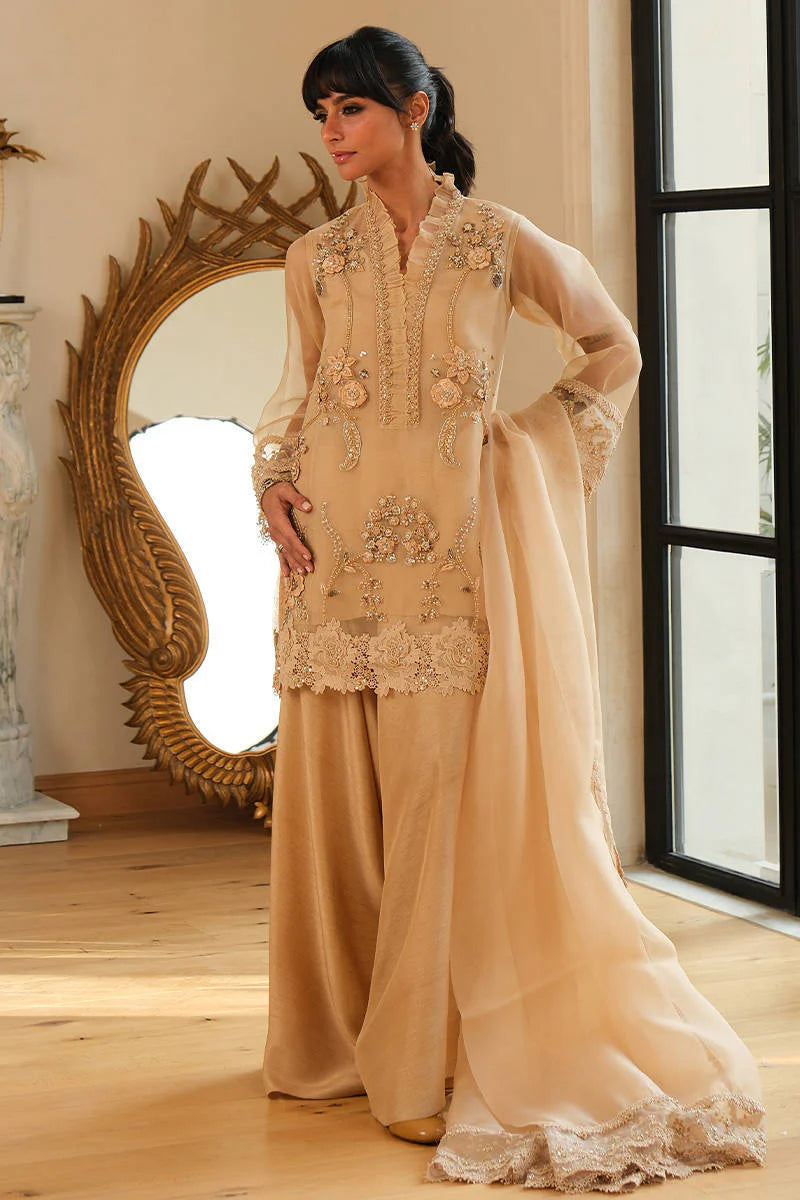 Gold Leaf Shirt and Pants | Eid Edit '26 | FARIDA HASAN