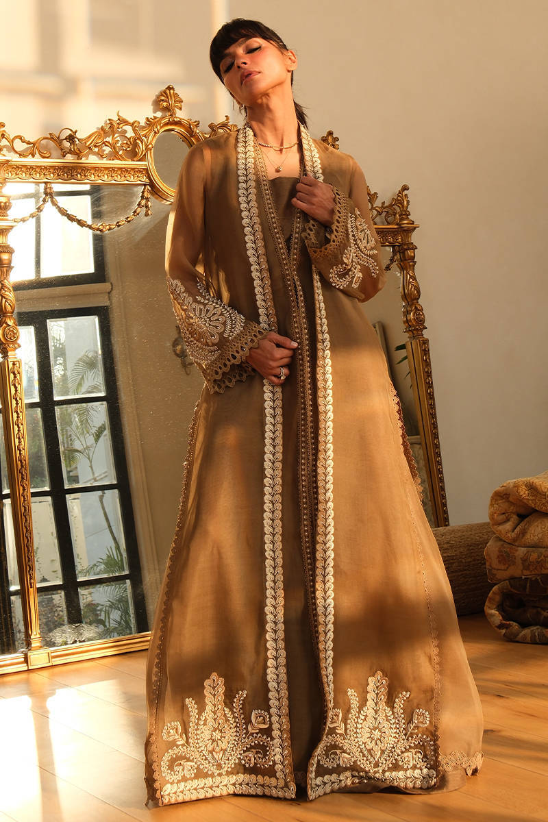 Caramel Shirt With Pants | Eid Edit '26 | FARIDA HASAN