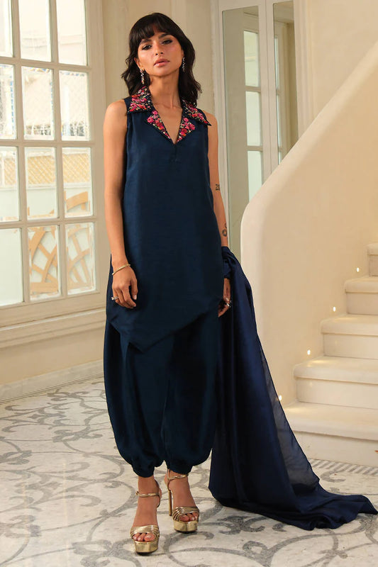 Ink Rose Shirt and Pants | Eid Edit '26 | FARIDA HASAN
