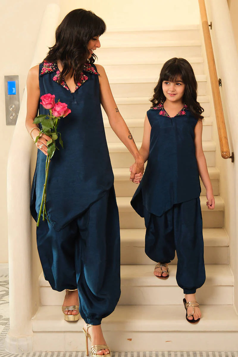 Ink Rose Shirt and Pants | Eid Edit '26 | FARIDA HASAN