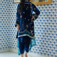 Lujain Navy Shirt And Dupatta | Velvet | FARAH TALIB AZIZ