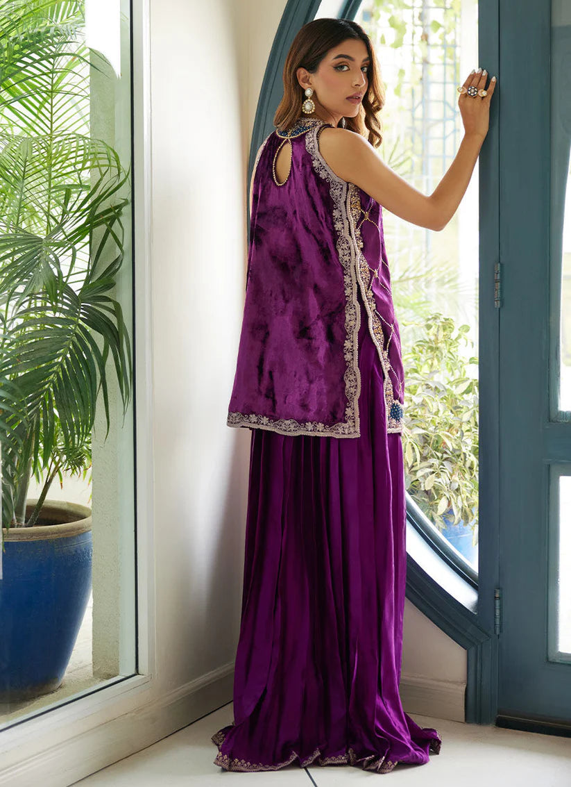 Nisreen Jacket And Blouse | Velvet | FARAH TALIB AZIZ