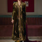 Shahd Olive Shirt And Dupatta | Velvet | FARAH TALIB AZIZ