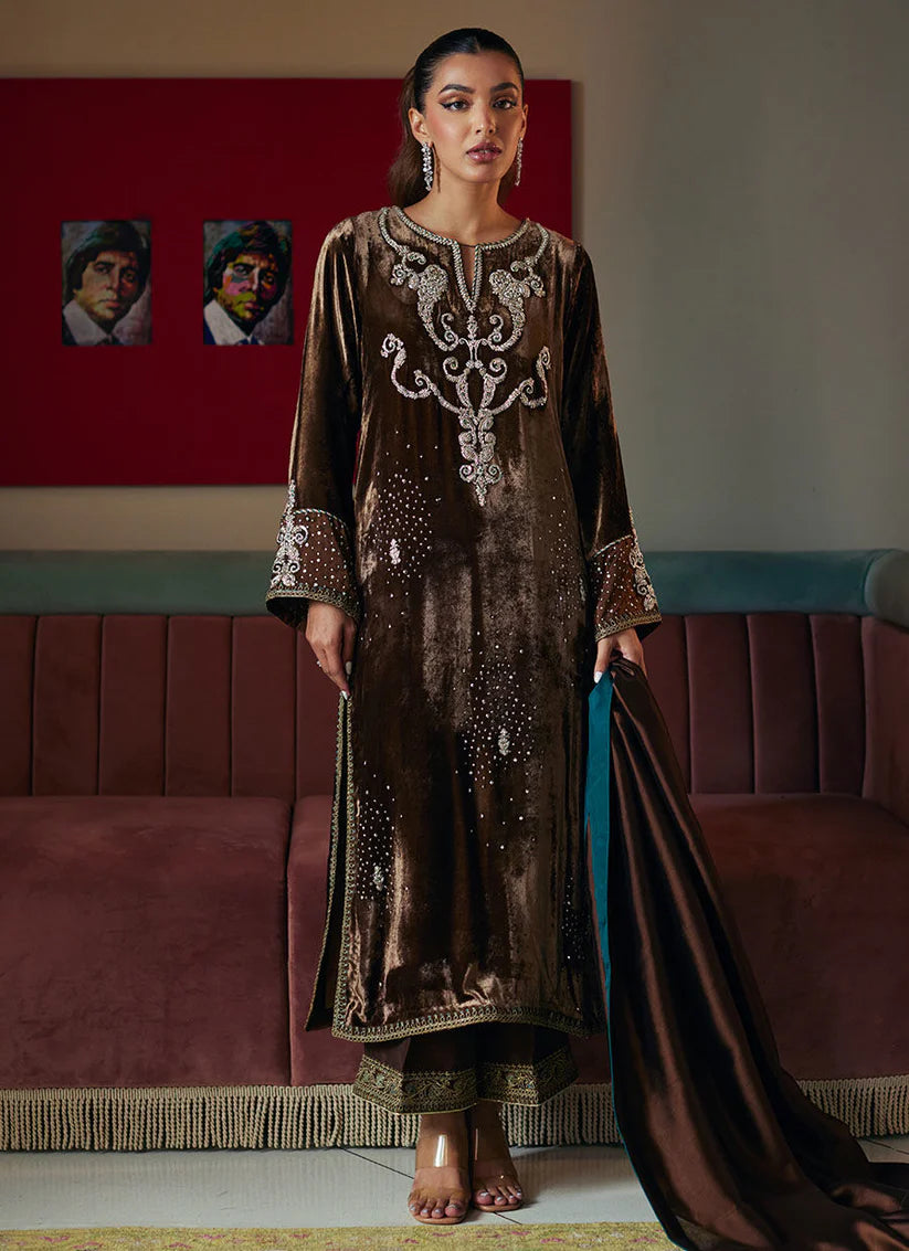 Jana Shirt And Dupatta | Velvet | FARAH TALIB AZIZ