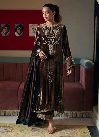 Jana Shirt And Dupatta | Velvet | FARAH TALIB AZIZ