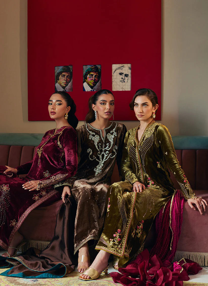 Jana Shirt And Dupatta | Velvet | FARAH TALIB AZIZ