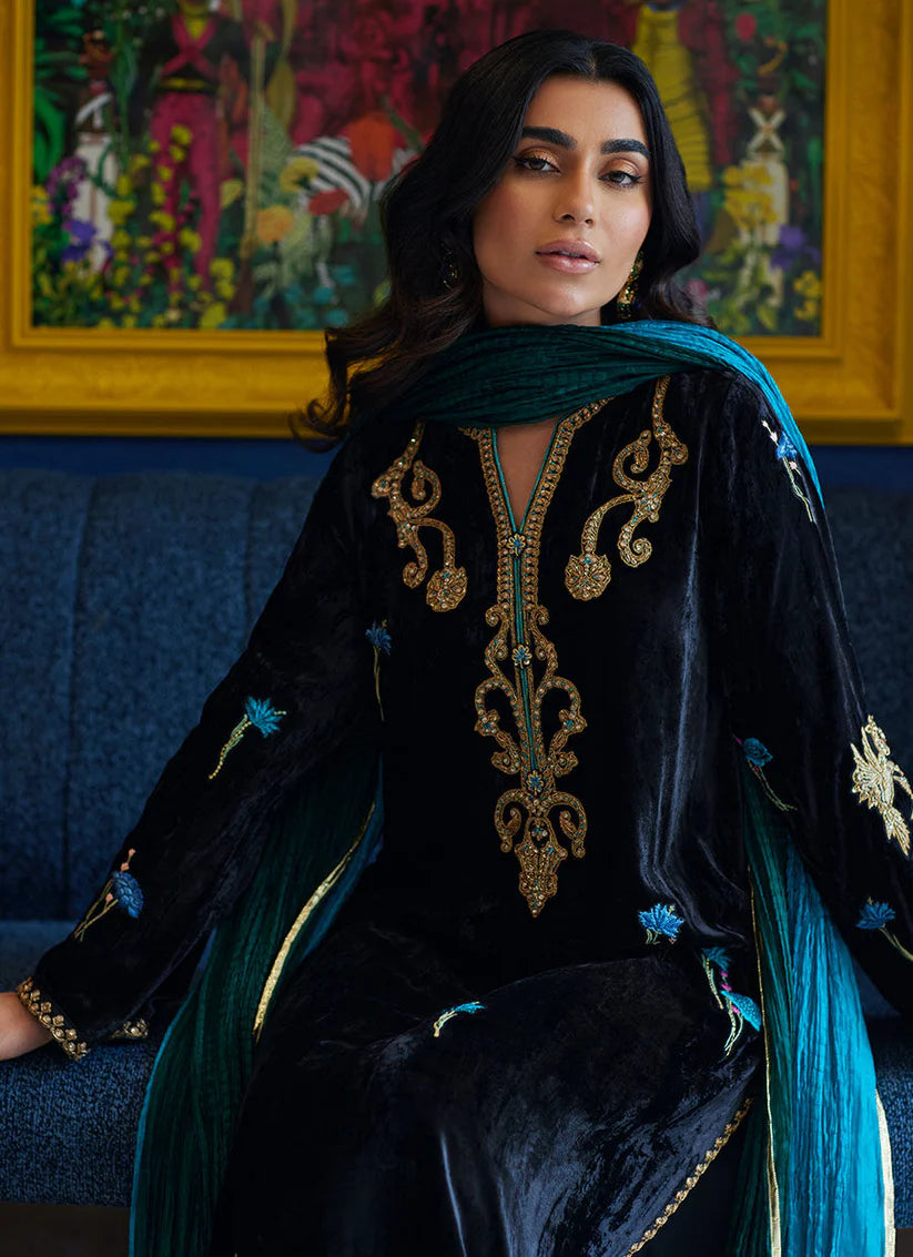 Vania Shirt And Dupatta | Velvet | FARAH TALIB AZIZ