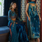 Marli Onyx Saree And Velvet Blouse | Velvet | FARAH TALIB AZIZ