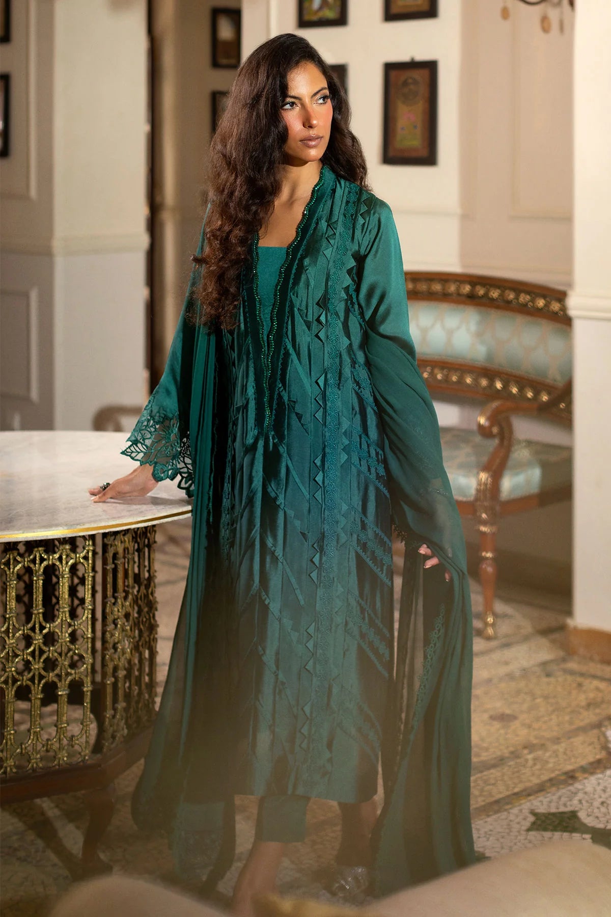 Annus Abrar | Fareba (Shirt And Pants)