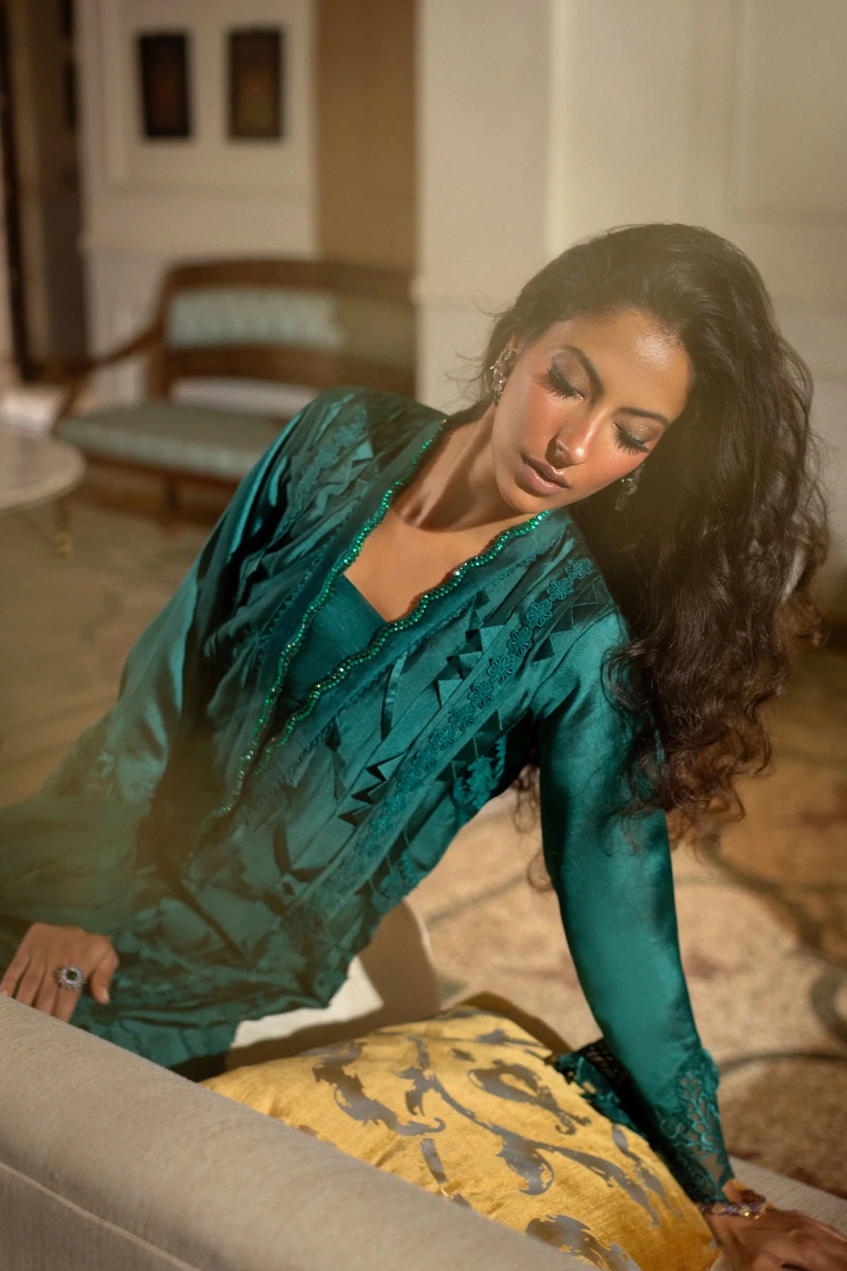 Annus Abrar | Fareba (Shirt And Pants)