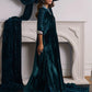 Alita Emerald Kaftan | Velvet | FARAH TALIB AZIZ