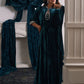 Alita Emerald Kaftan | Velvet | FARAH TALIB AZIZ