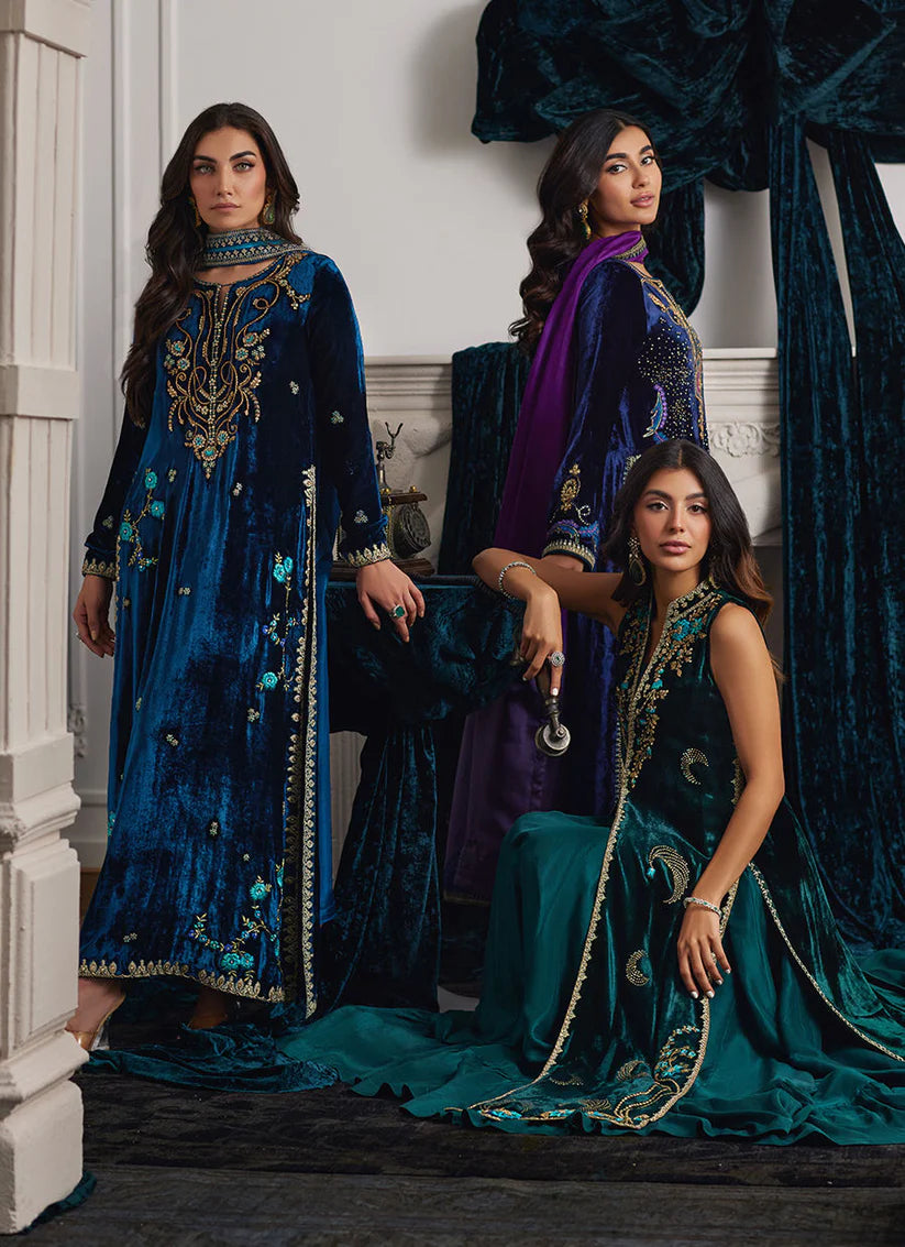 Sylvia Kalidaar And Dupatta | Velvet | FARAH TALIB AZIZ