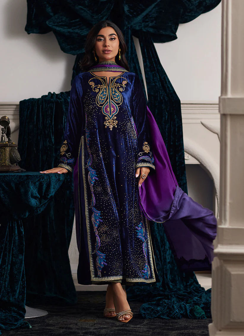 Sylvia Kalidaar And Dupatta | Velvet | FARAH TALIB AZIZ