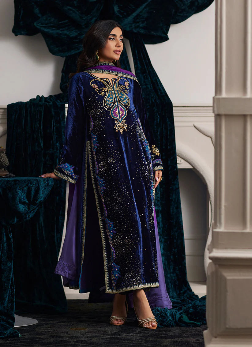 Sylvia Kalidaar And Dupatta | Velvet | FARAH TALIB AZIZ