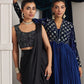 Kismet Persian Blue Kalidaar | Velvet | FARAH TALIB AZIZ