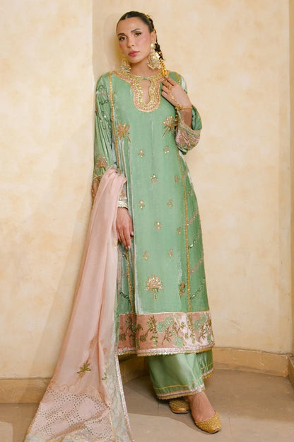 Ansab Jahangir Qissa Luxury Velvets '26 - Sana Shirt And Dupatta