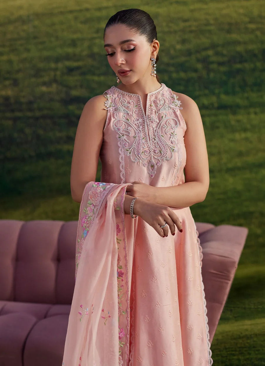Farah Talib Aziz | Rose Reverie Shirt And Dupatta