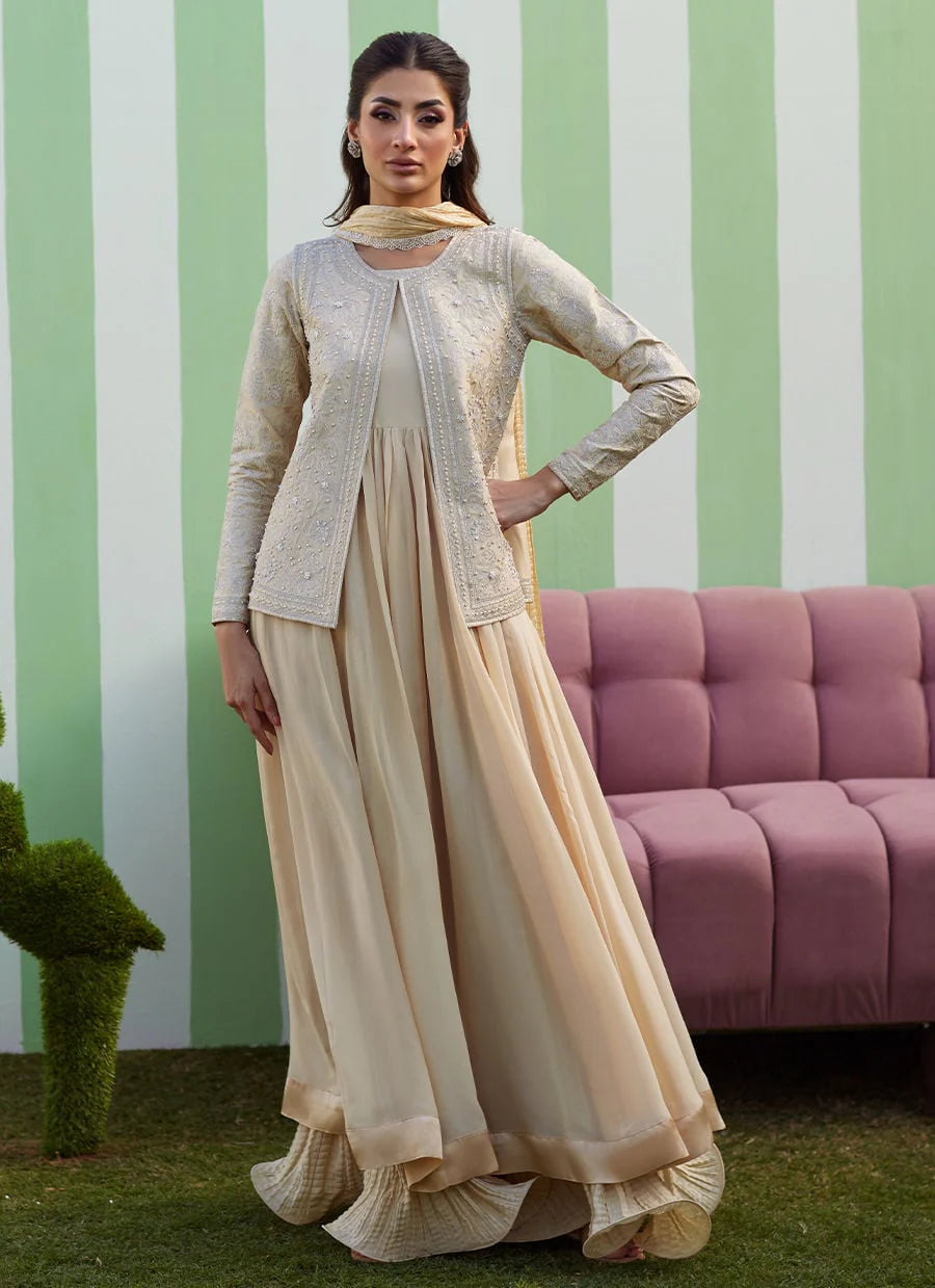 Farah Talib Aziz | Luma Kalidaar With Dupatta And Pants