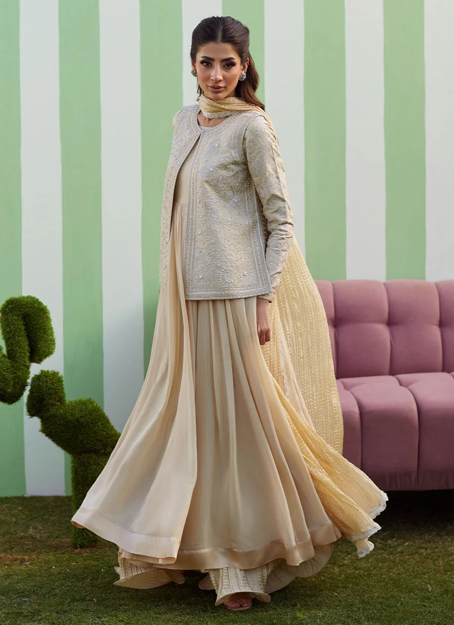 Farah Talib Aziz | Luma Kalidaar With Dupatta And Pants