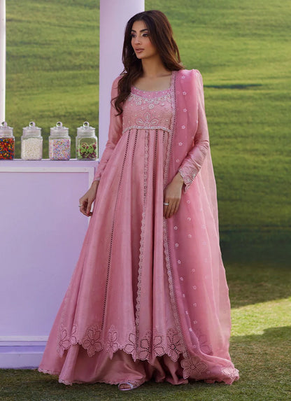 Farah Talib Aziz | Elara Rose Kalidaar With Dupatta