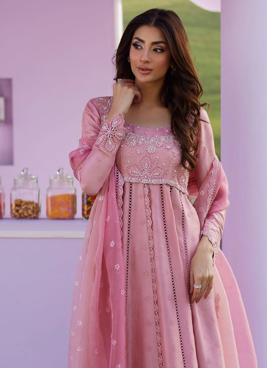 Farah Talib Aziz | Elara Rose Kalidaar With Dupatta