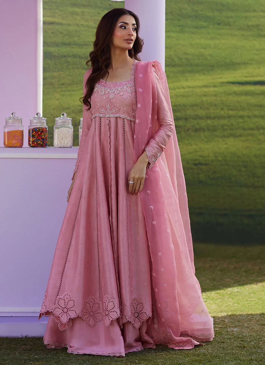 Farah Talib Aziz | Elara Rose Kalidaar With Dupatta
