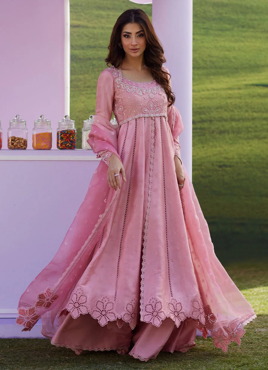 Farah Talib Aziz | Elara Rose Kalidaar With Dupatta
