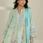 Runa Aqua Kaftan And Dupatta | Tara Eid'26 | FARAH TALIB AZIZ