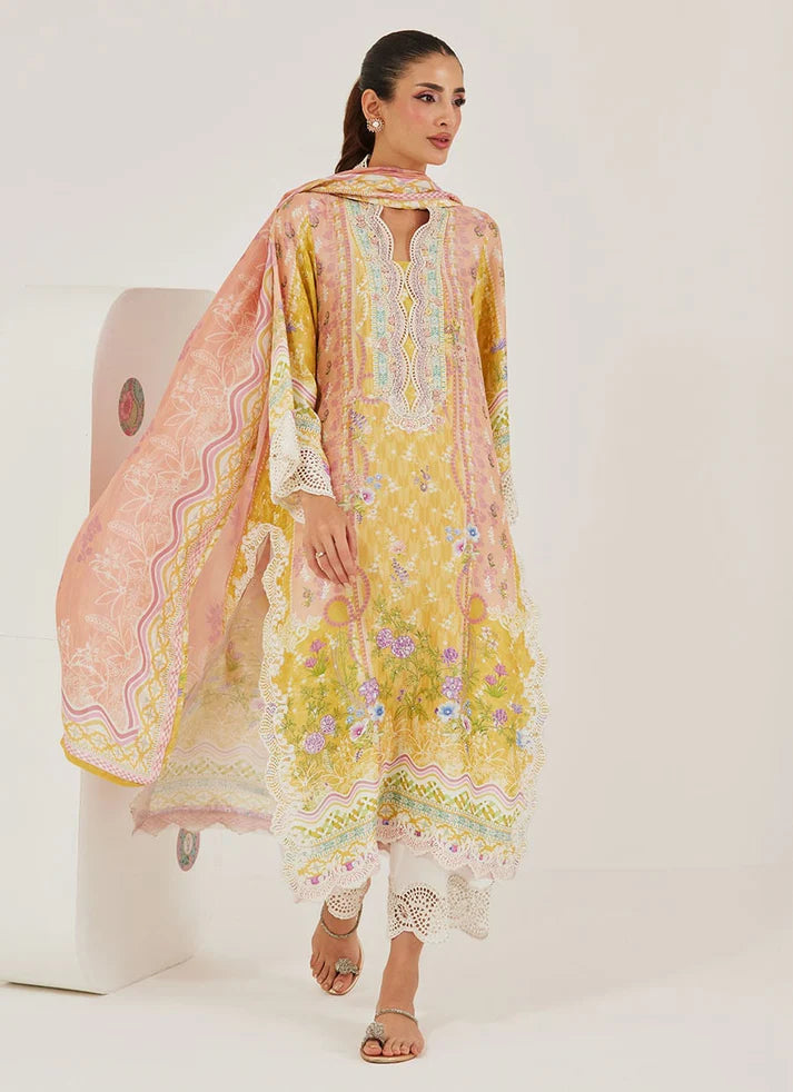 Briella Shirt And Dupatta | Tara Eid'26 | FARAH TALIB AZIZ