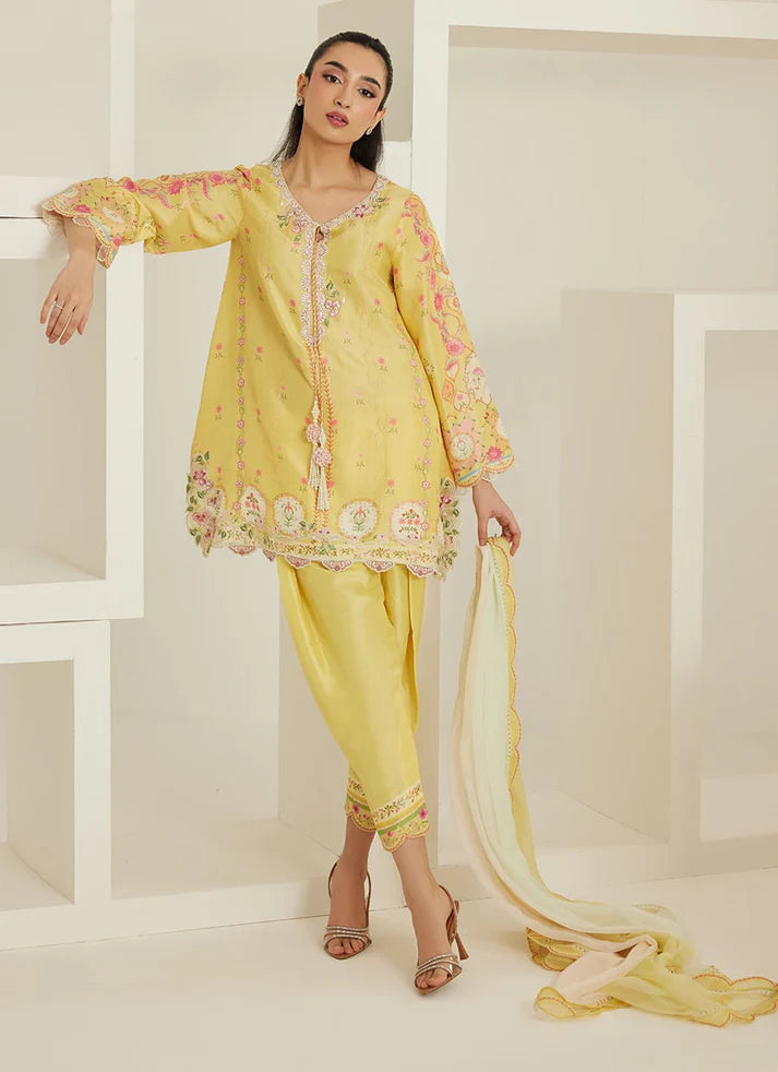 Evelina Shirt And Dupatta | Tara Eid'26 | FARAH TALIB AZIZ