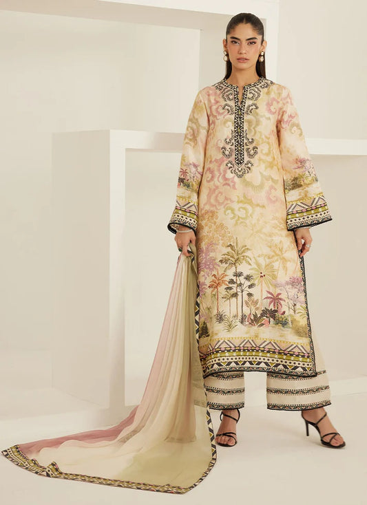Zoey Shirt And Dupatta | Tara Eid'26 | FARAH TALIB AZIZ
