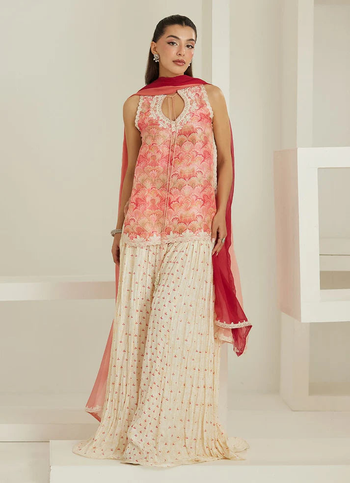 Selma Short Shirt And Dupatta | Tara Eid'26 | FARAH TALIB AZIZ