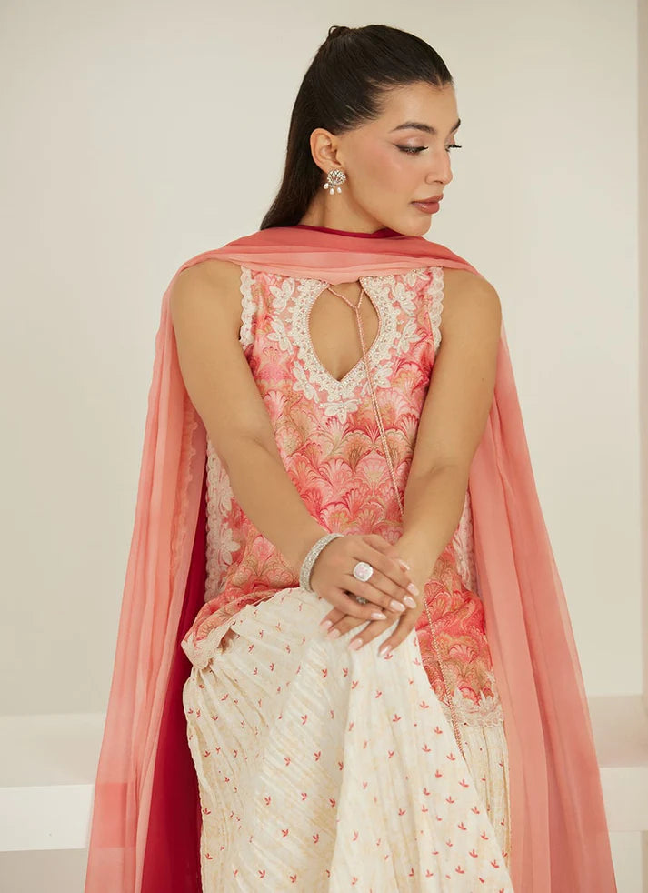 Selma Short Shirt And Dupatta | Tara Eid'26 | FARAH TALIB AZIZ