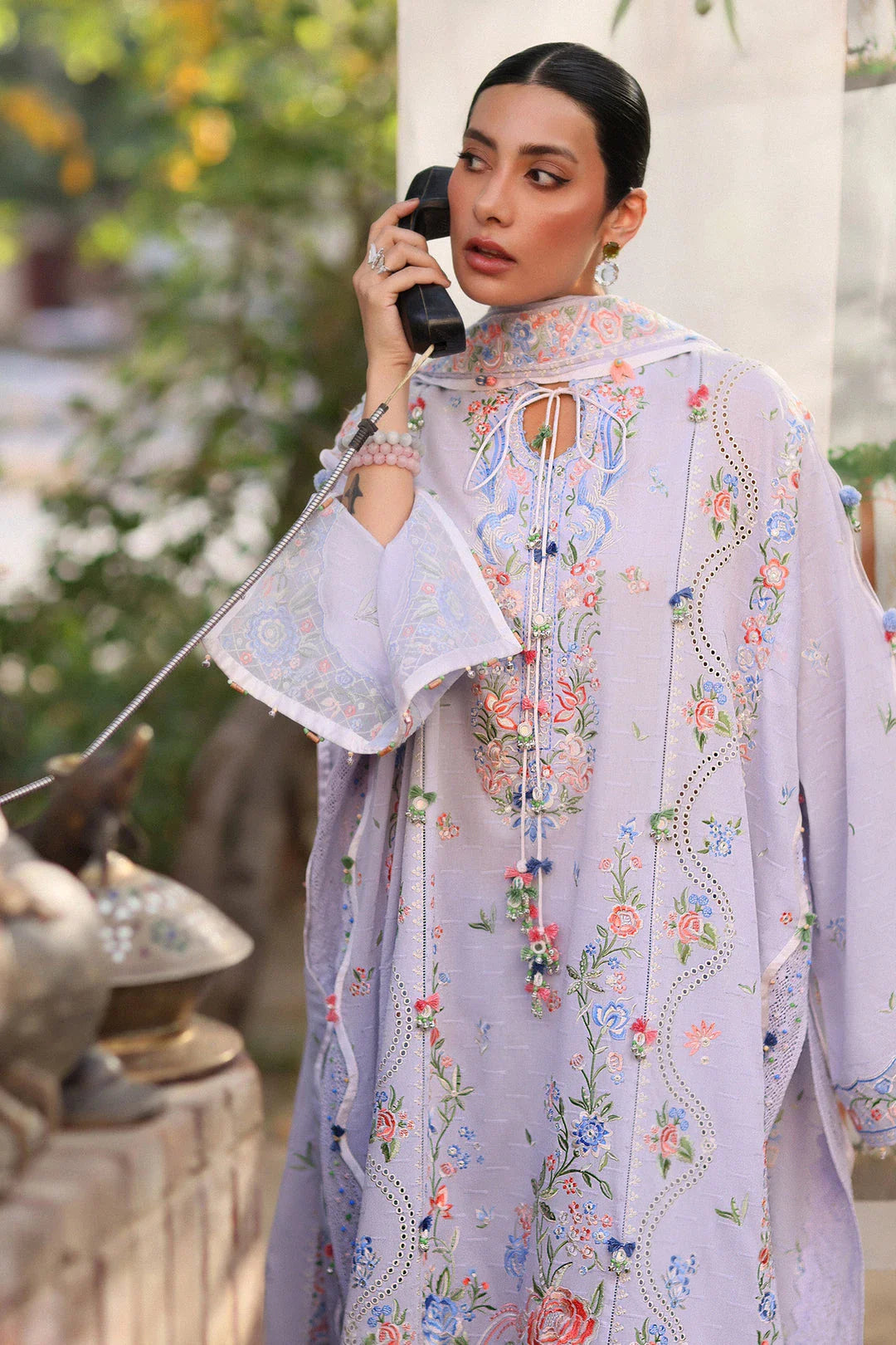 Zaha Festive Lawn '26 - Periwinkle Muse (ZF26-11)