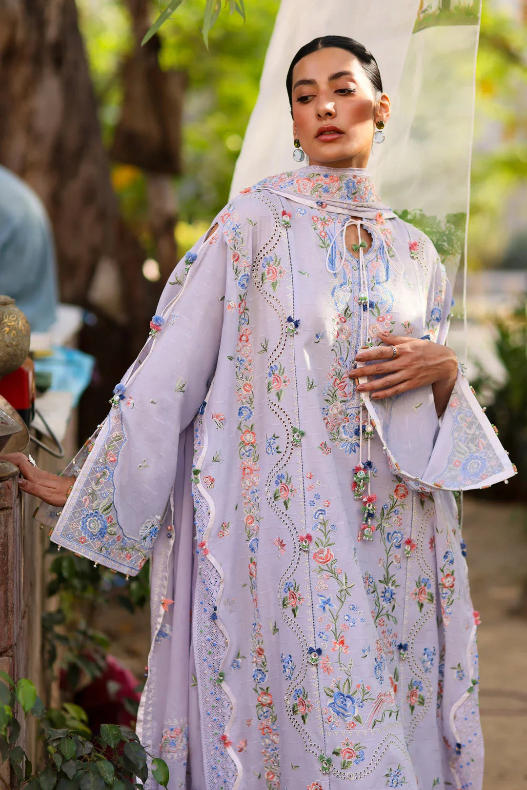 Zaha Festive Lawn '26 - Periwinkle Muse (ZF26-11)