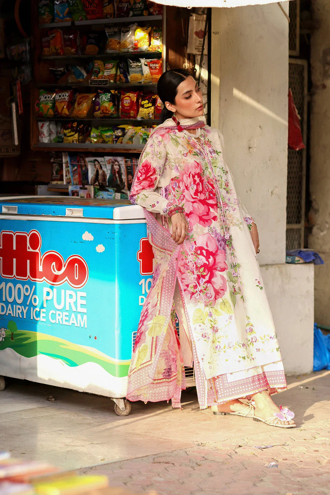 Zaha Festive Lawn '26 - Pink Mink Frolic (ZF26-05)