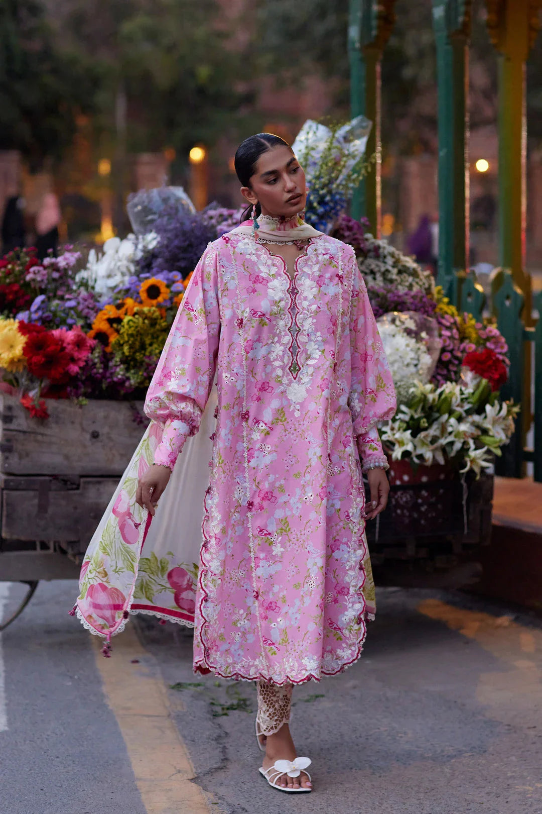 Zaha Festive Lawn '26 - Peony Reverie (ZF26-03)