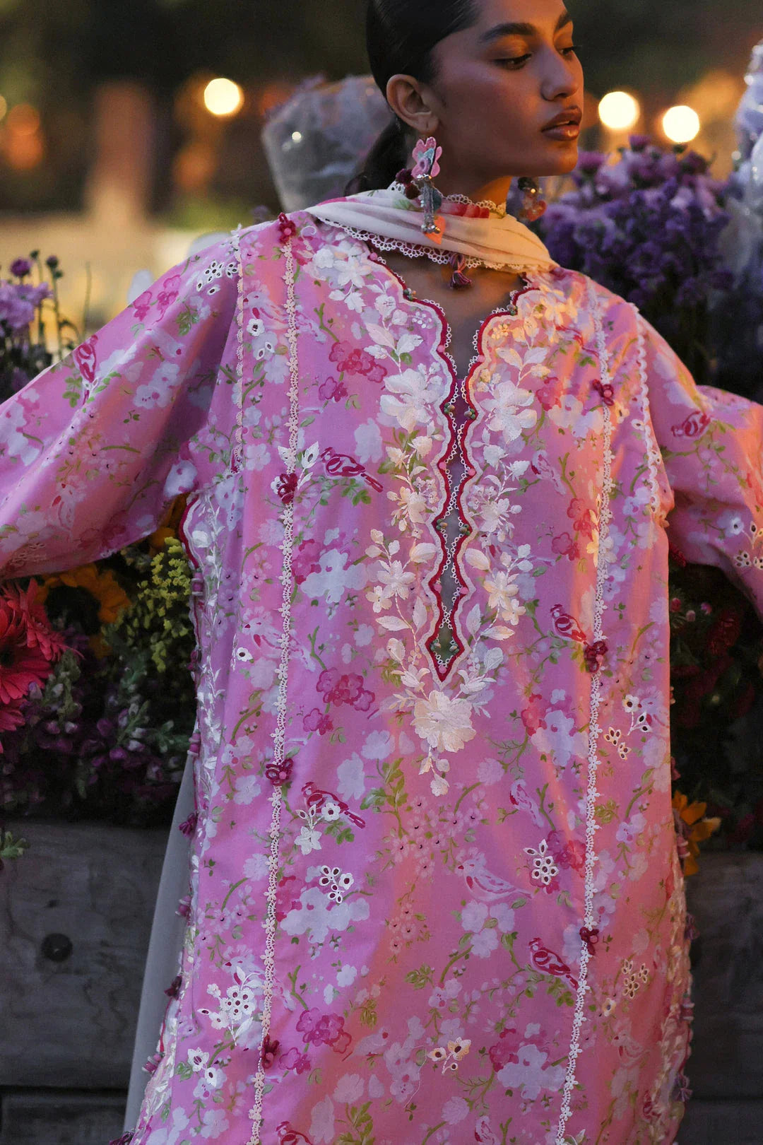 Zaha Festive Lawn '26 - Peony Reverie (ZF26-03)