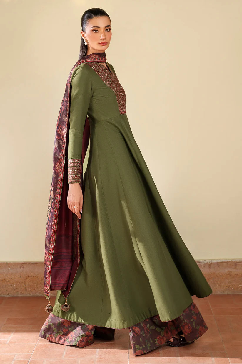JZ-UW-D0197-0 | EMBROIDERED KHADDAR | Jazmin
